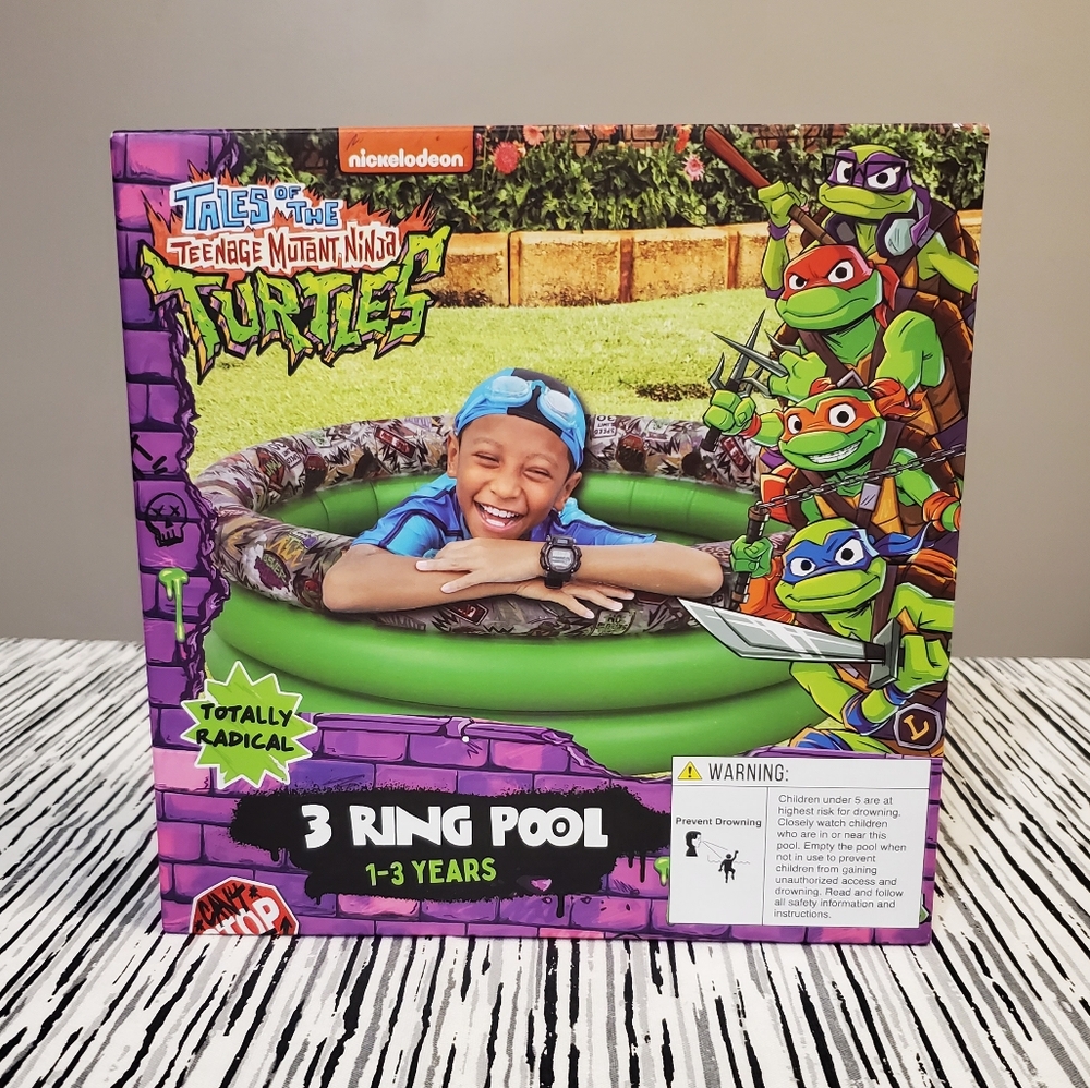 Teenage Mutant Ninja Turtles 3 Ring Swimming Pool